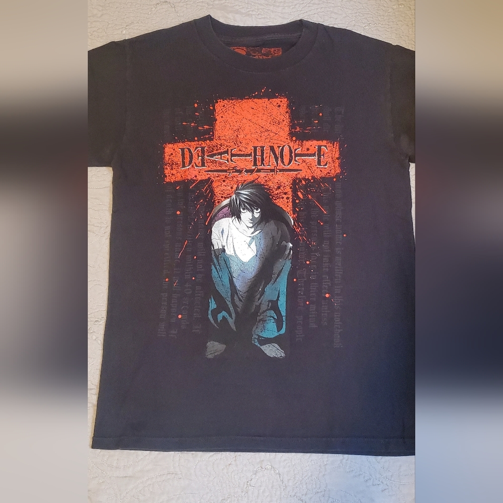DEATH NOTE black Tshirt size s